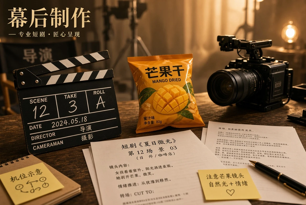 黄果AI短剧制作环节说明